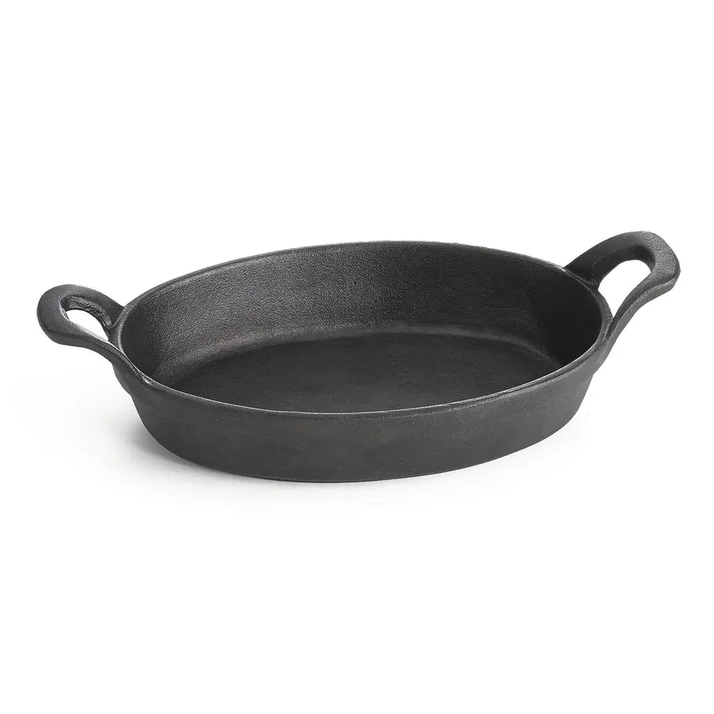 Oval Au Gratin Cast Iron Skillet