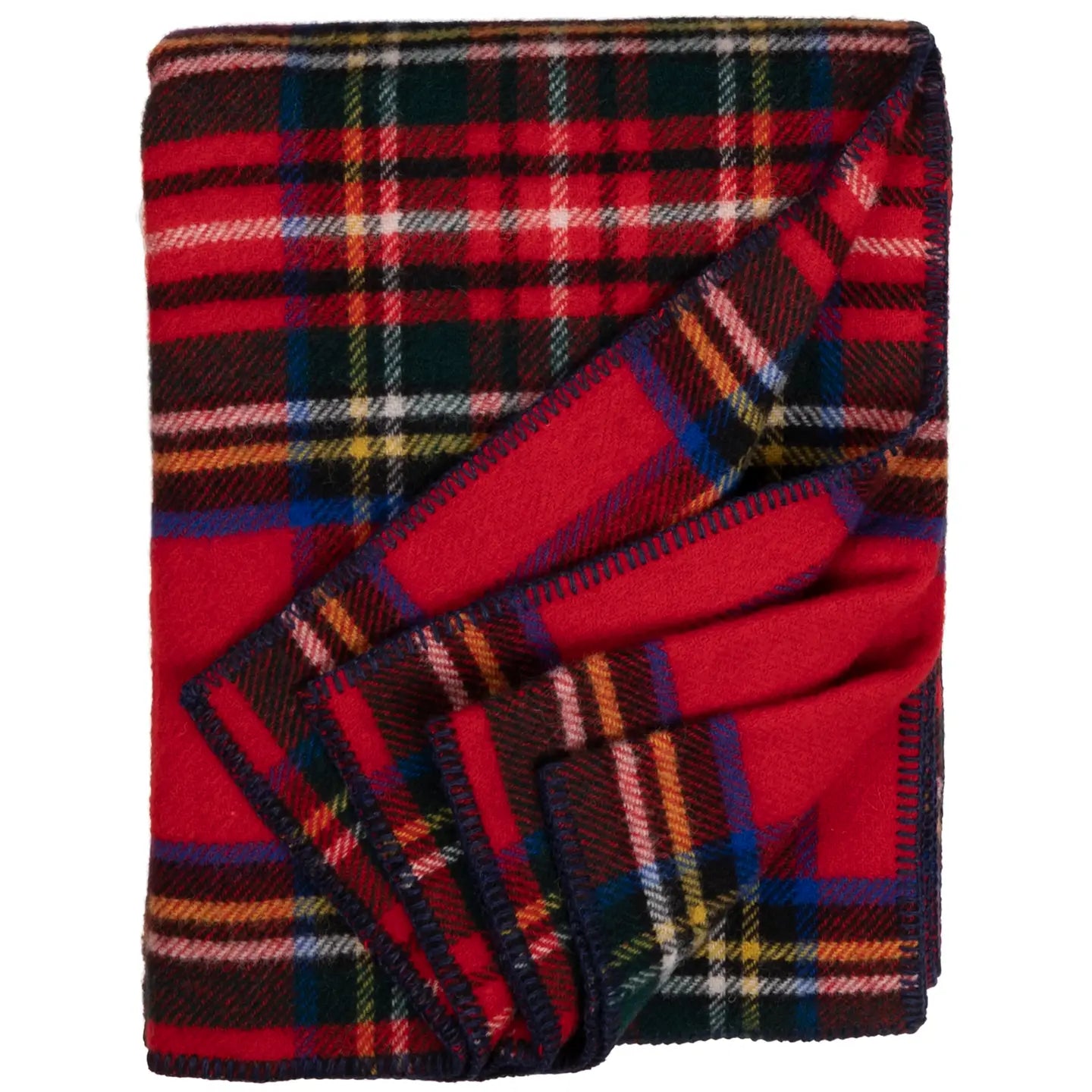 Highland Tweeds Wool Big Throw ~ Royal Stewart
