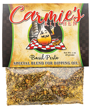 Basil Pesto Bread Dipping Oil