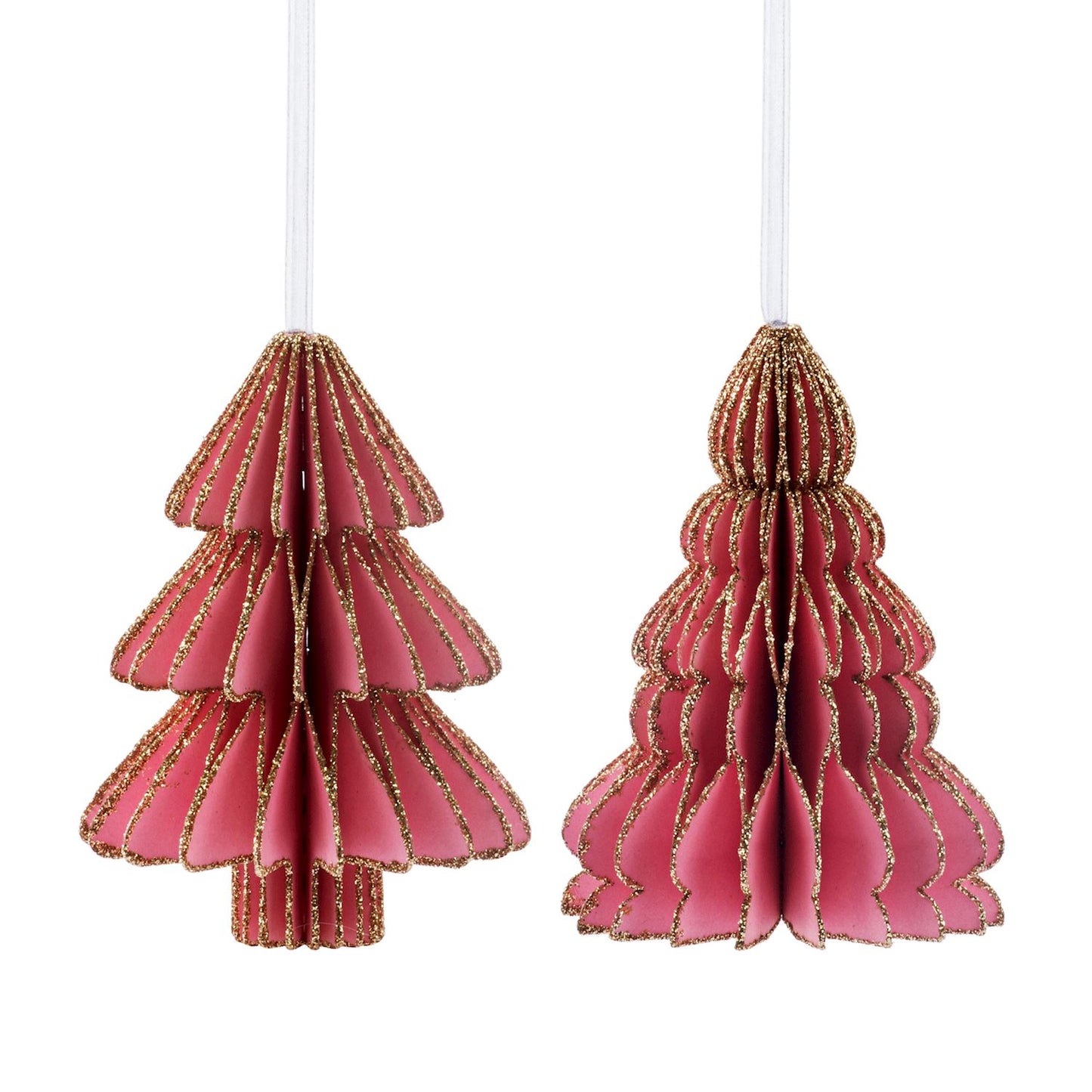 Pink and Gold Tree Ornament