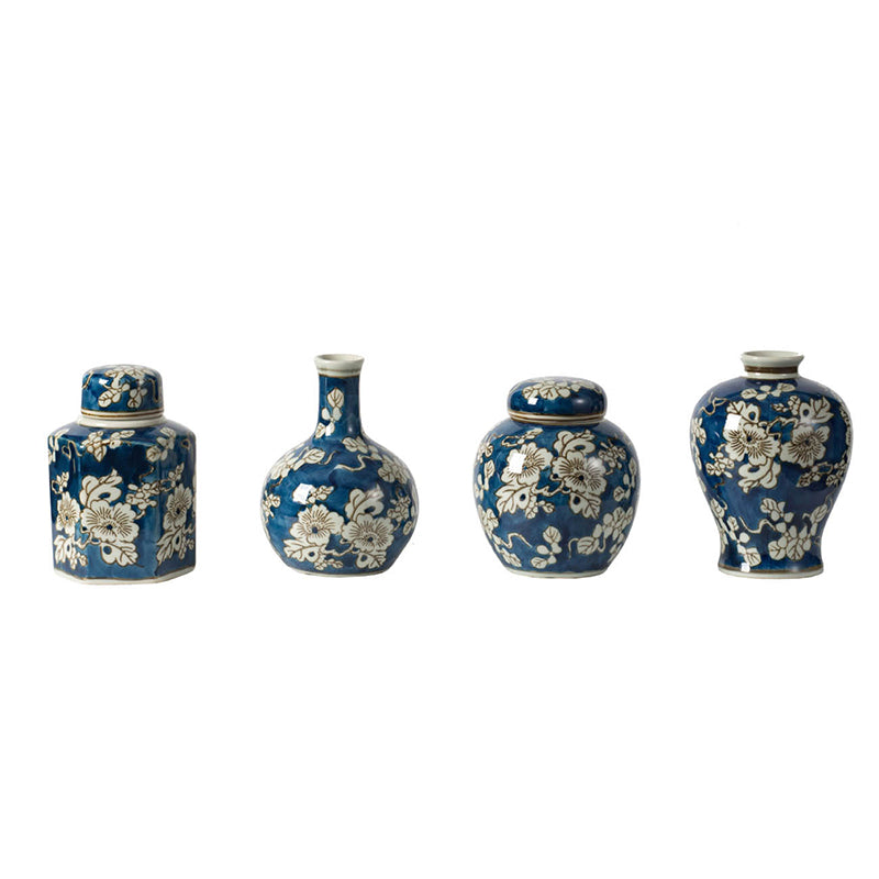 Blue And White Jar And Vase