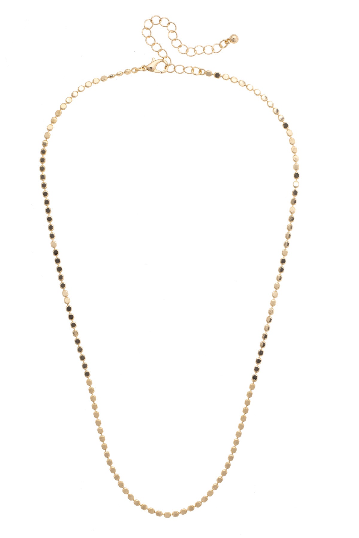 Harper Mini Disc Charm Necklace Base