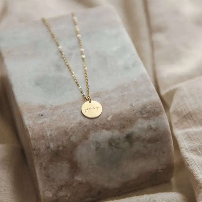 Pray Pendant Necklace