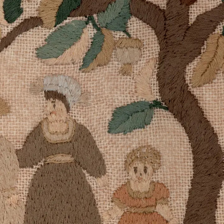 Elizabeth Purkey Antique Needlepoint Sampler Print