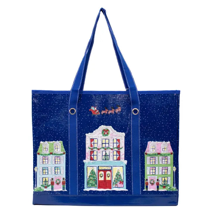 Christmas Village Market Tote