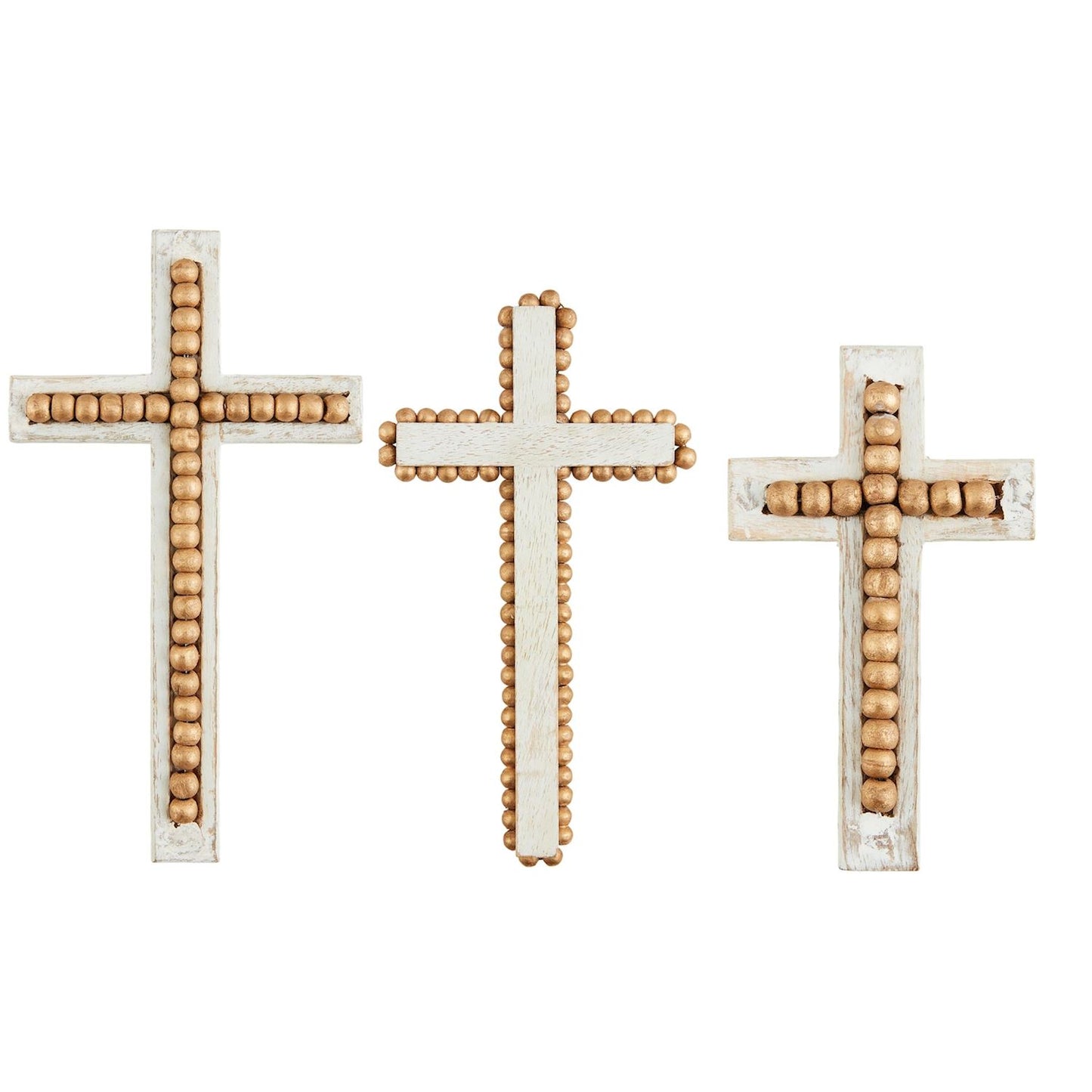 Gold Bead Cross