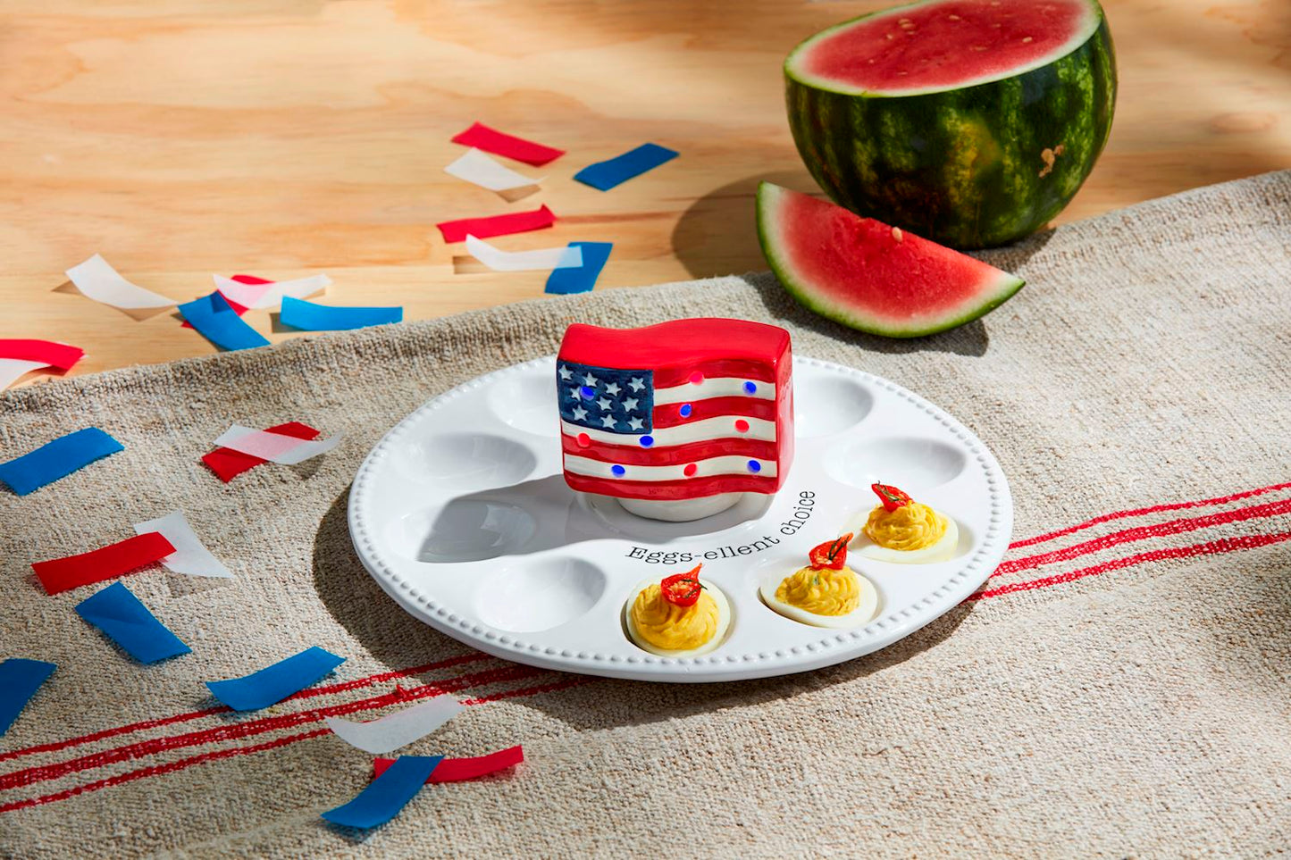 American Flag Light Up Sitters