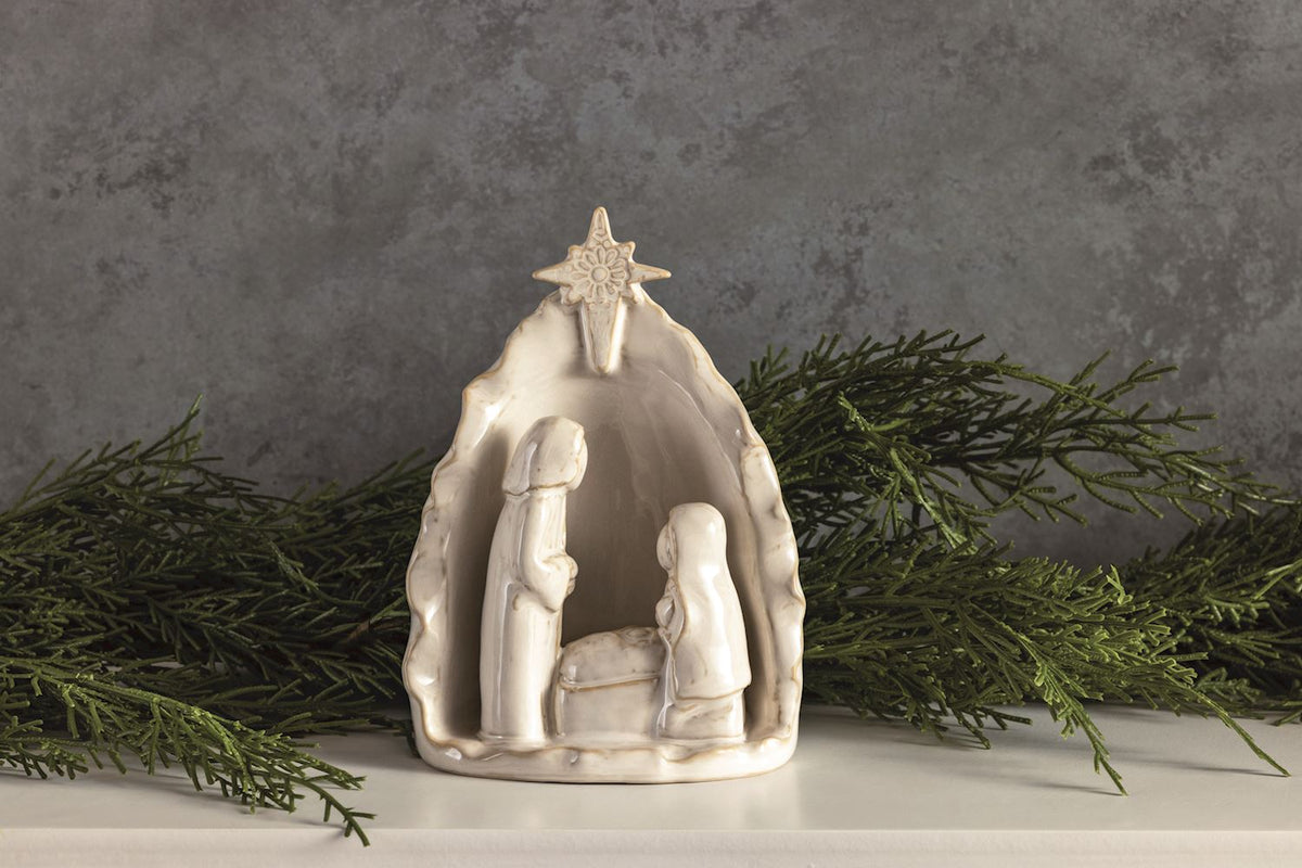 Stoneware Nativity