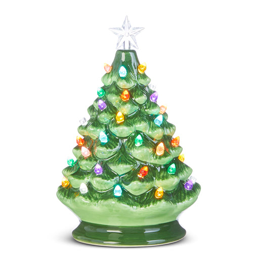 Vintage Lighted Tree 8''