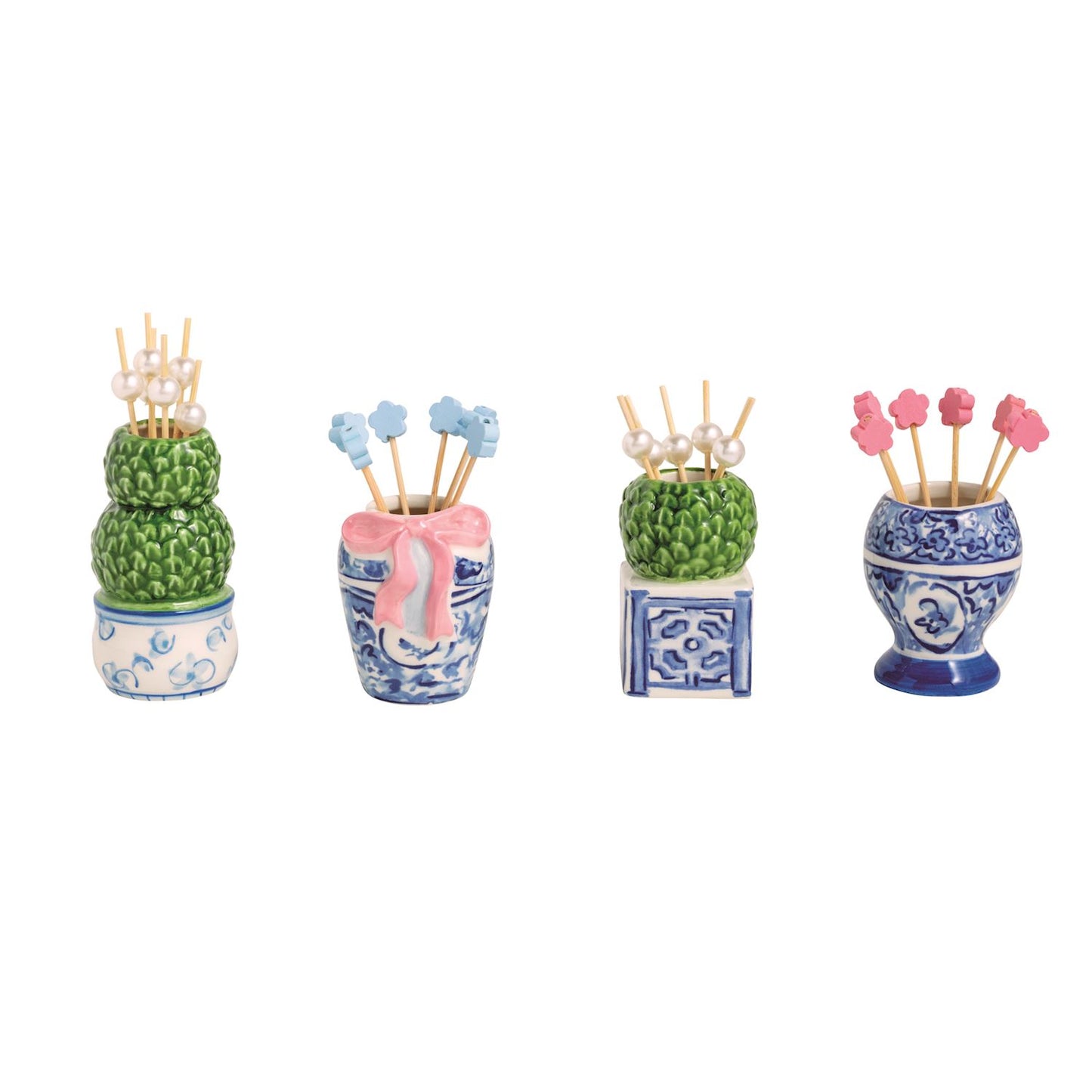 Topiary Toothpick Holders