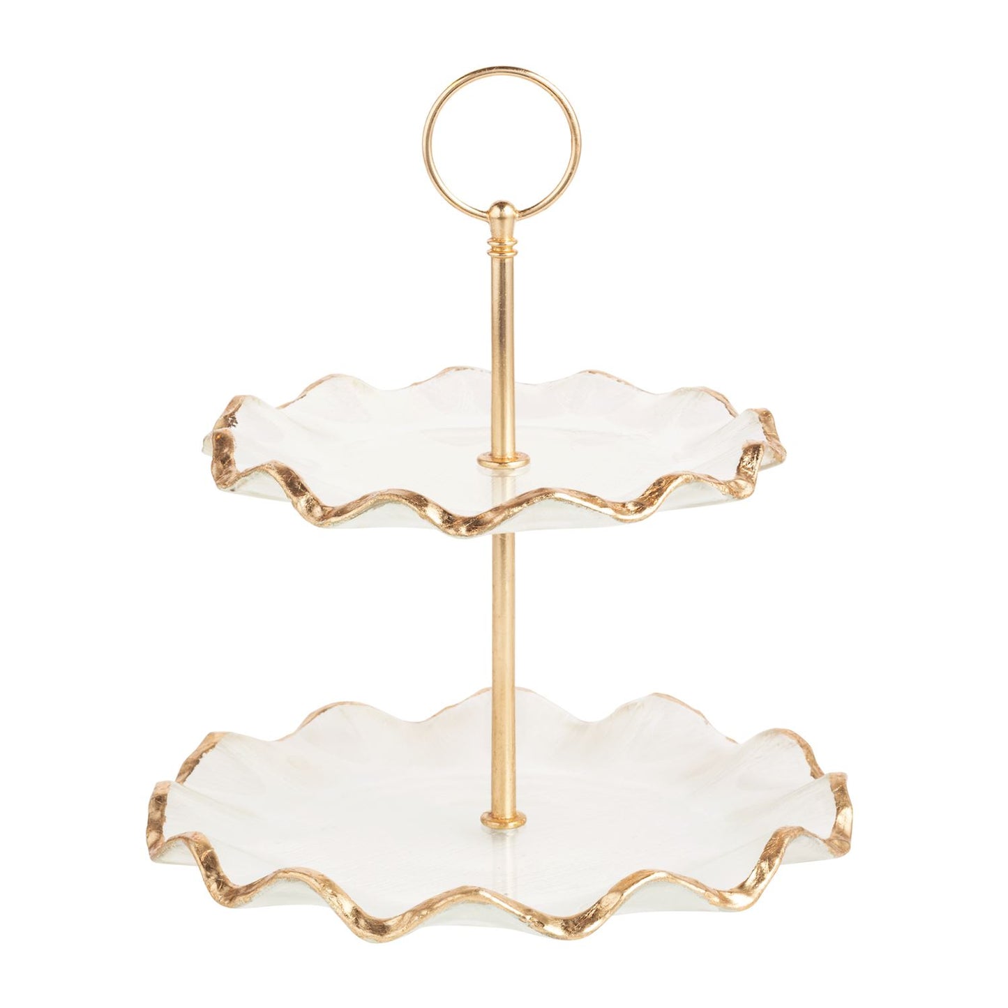 Gold Glass Tiered Server