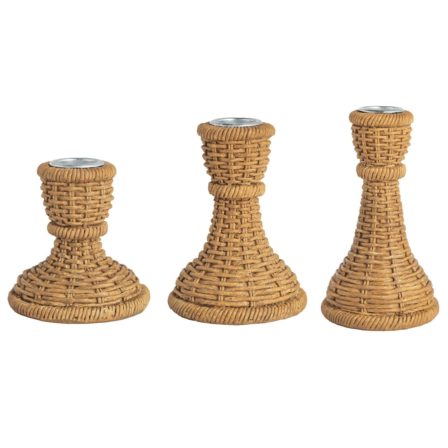 Resin Woven Taper Holder