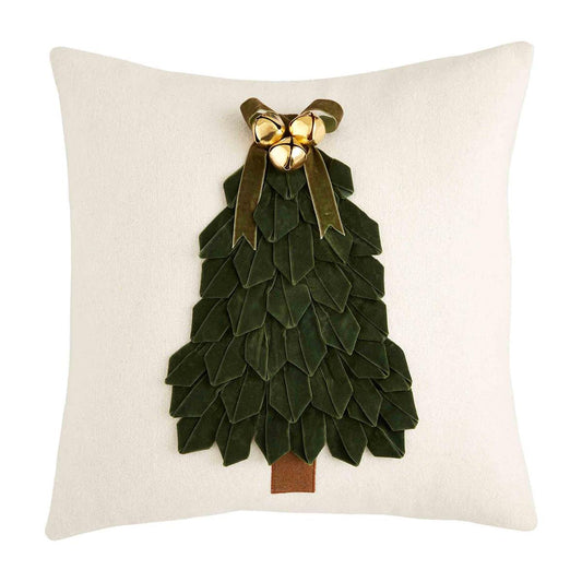 Square Ribbon Tree Pillow
