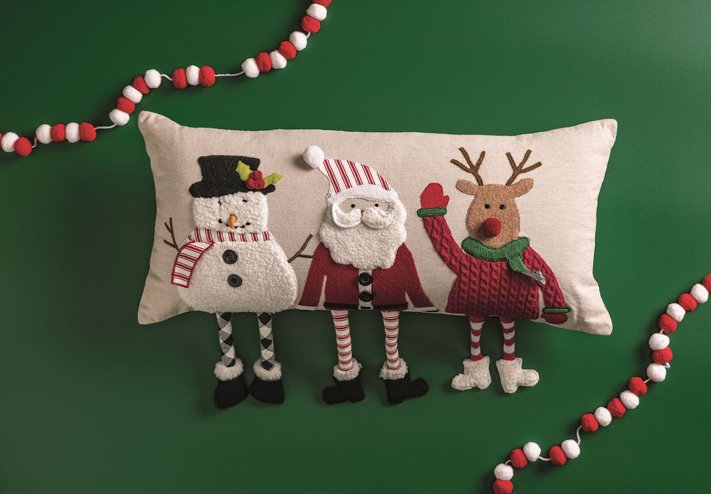 Christmas Dangle Leg Pillow