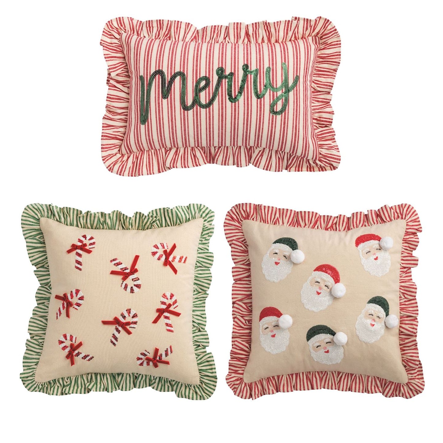 Christmas Sequin Pillow