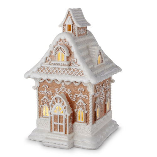 Lighted Gingerbread House