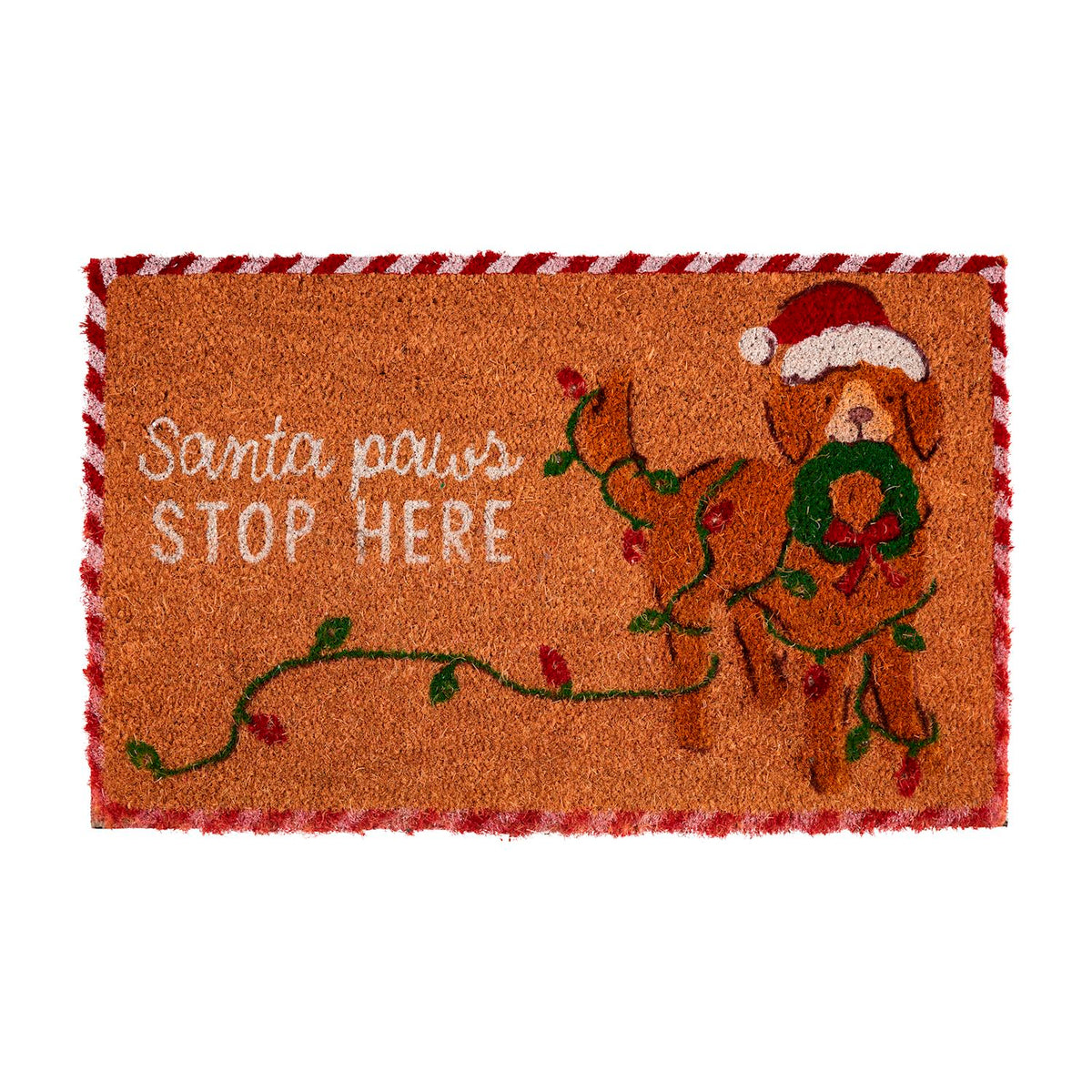Christmas Dog Light Up Doormat
