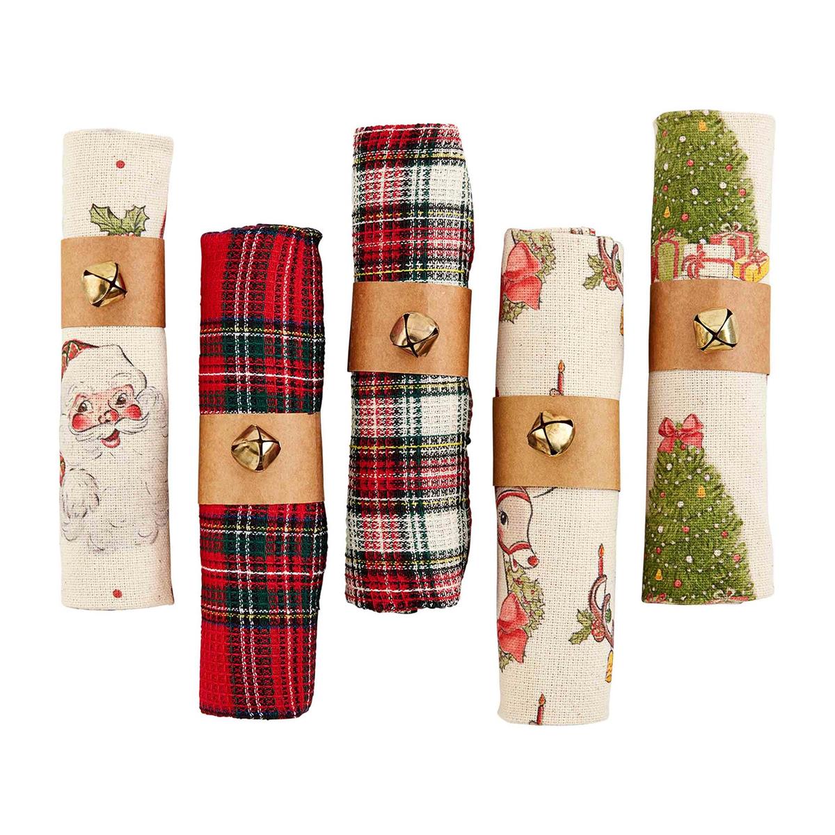Jingle Bell Wrapped Kitchen Towel
