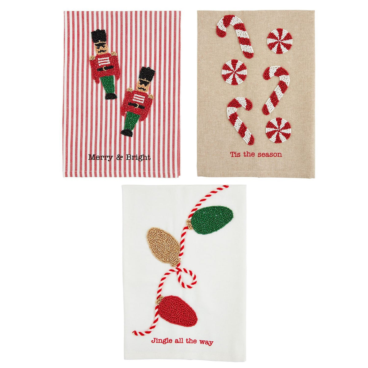 Christmas Bead Towels