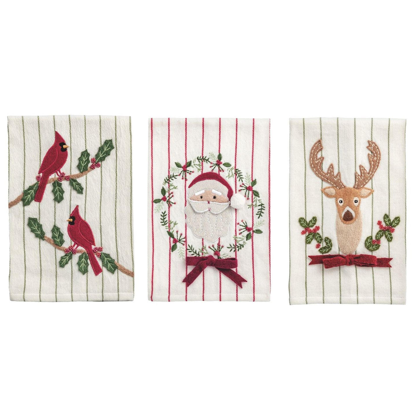Christmas Applique Towels