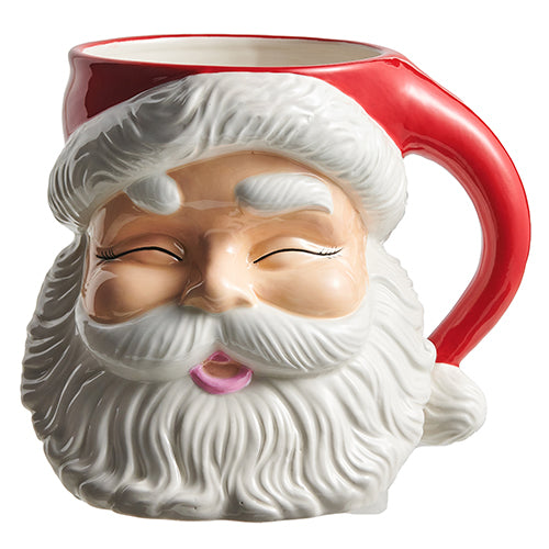 Red Santa Container 8''