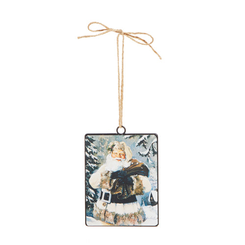 Woodland Santa Ornament