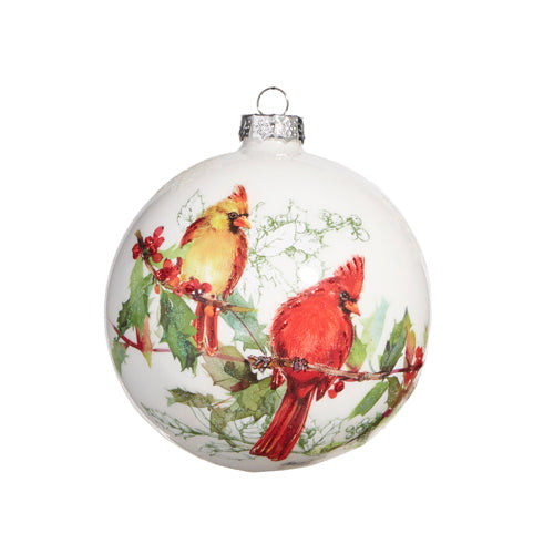 Cardinal Ball Ornament