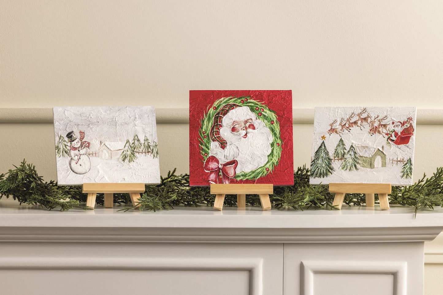 Classic Christmas Art Plaque