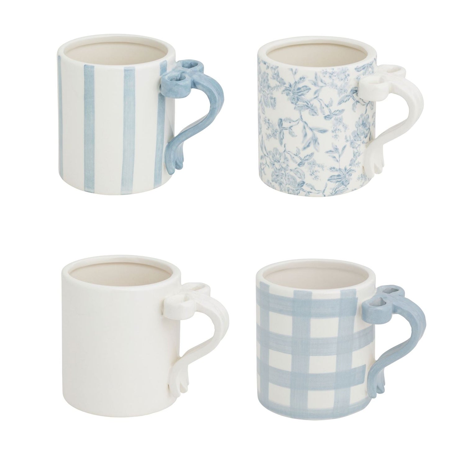 Bow Handle Mugs