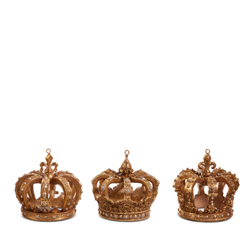 Gold Crown Ornaments