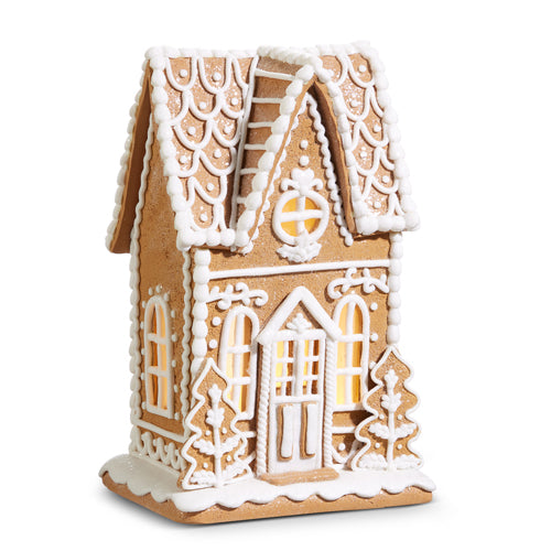 Lighted Gingerbread House 10.5''