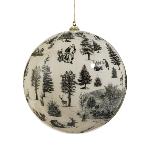 Through the Woods Ball Ornament