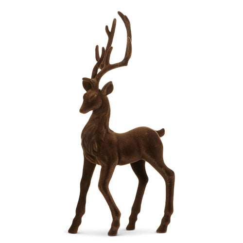 Brown Flocked Deer