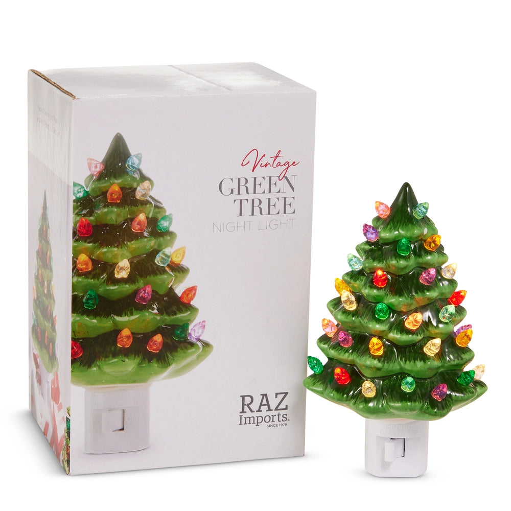 Boxed Vintage Tree Night Light