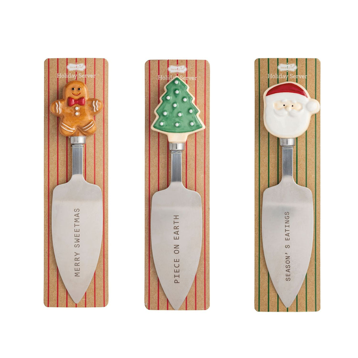 Christmas Cookie Cake Servers