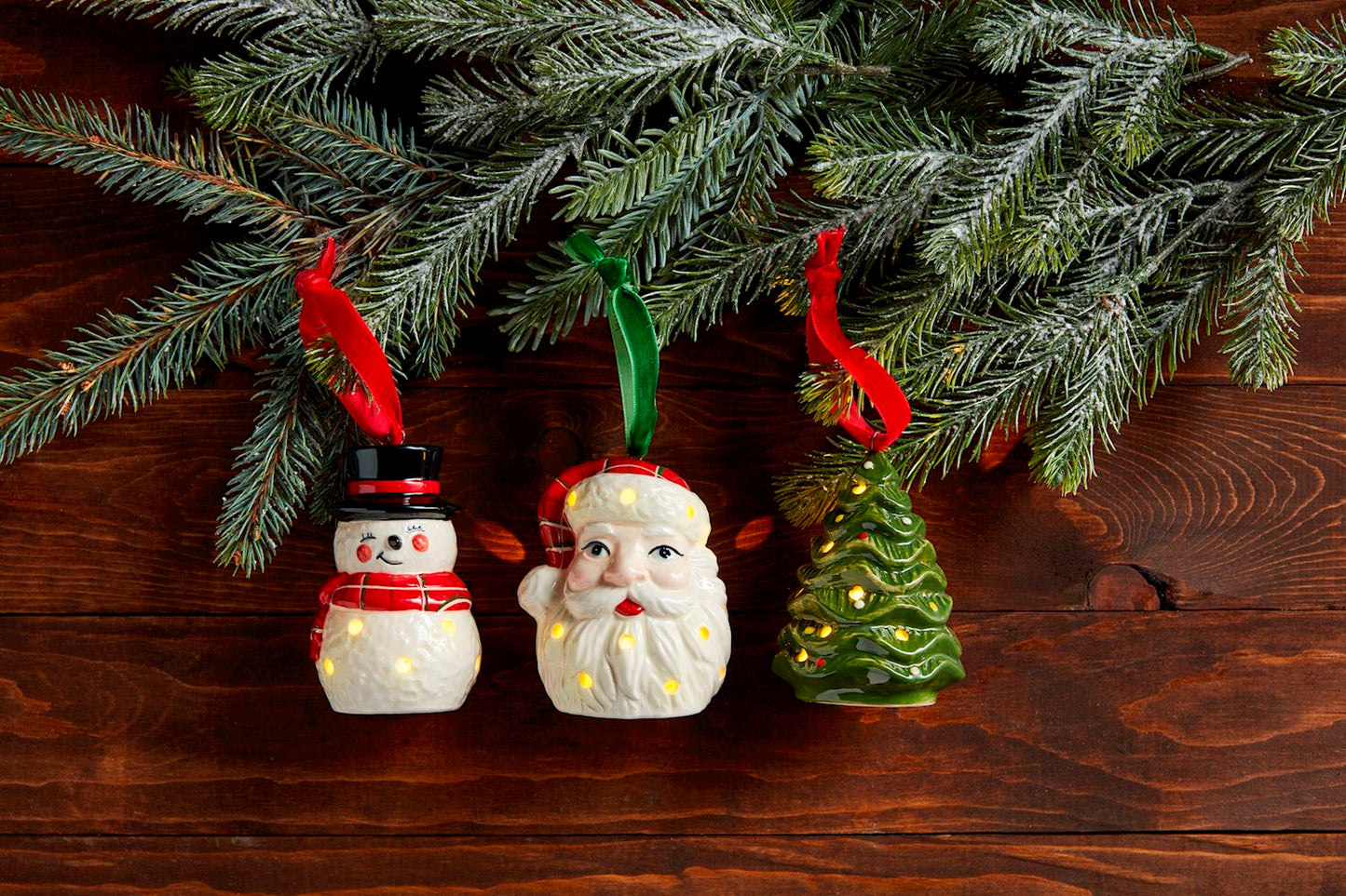 Classic Christmas Light-Up Ornaments