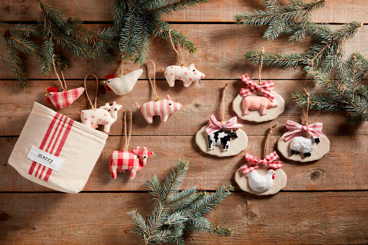 Farm Animal Ornaments