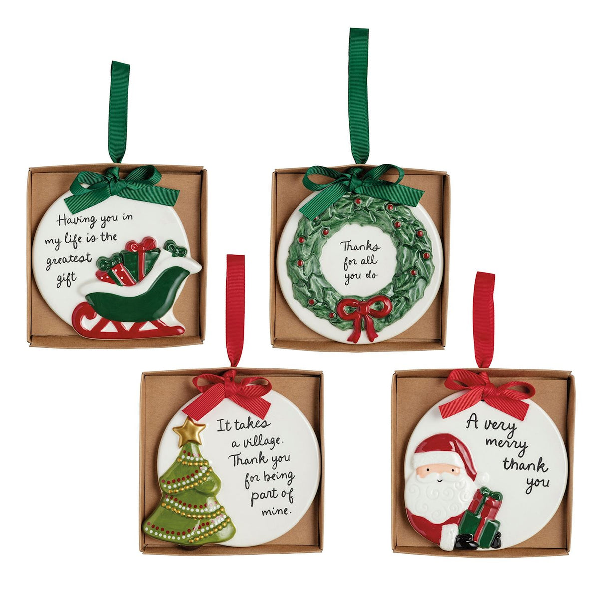 Thank You Christmas Ornament