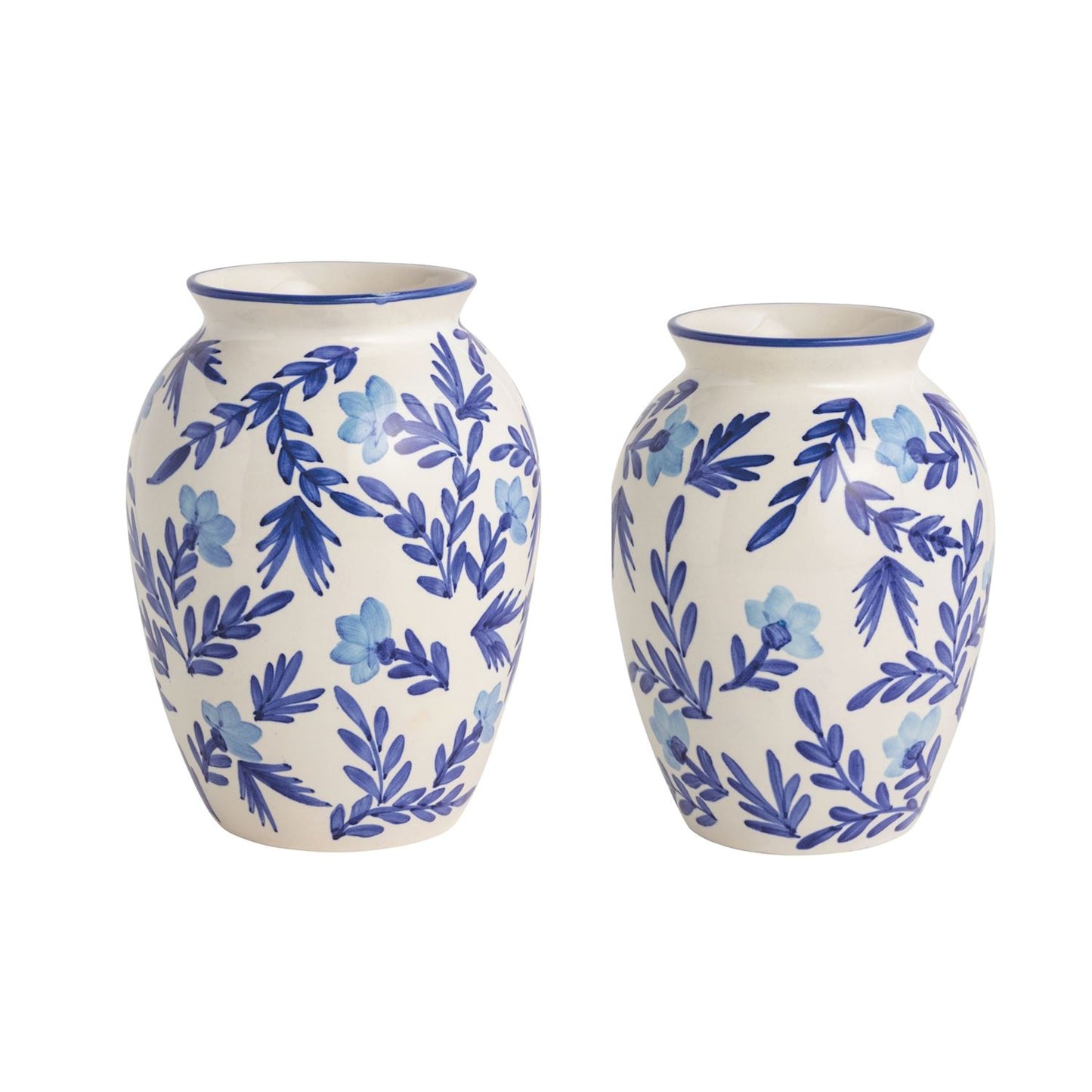 Blue Vine Vases