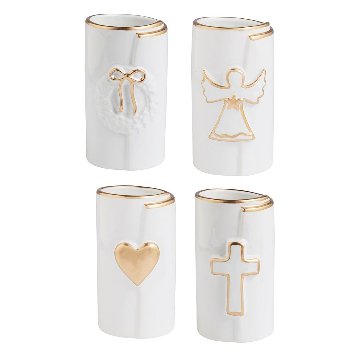 Gold Motif Vases