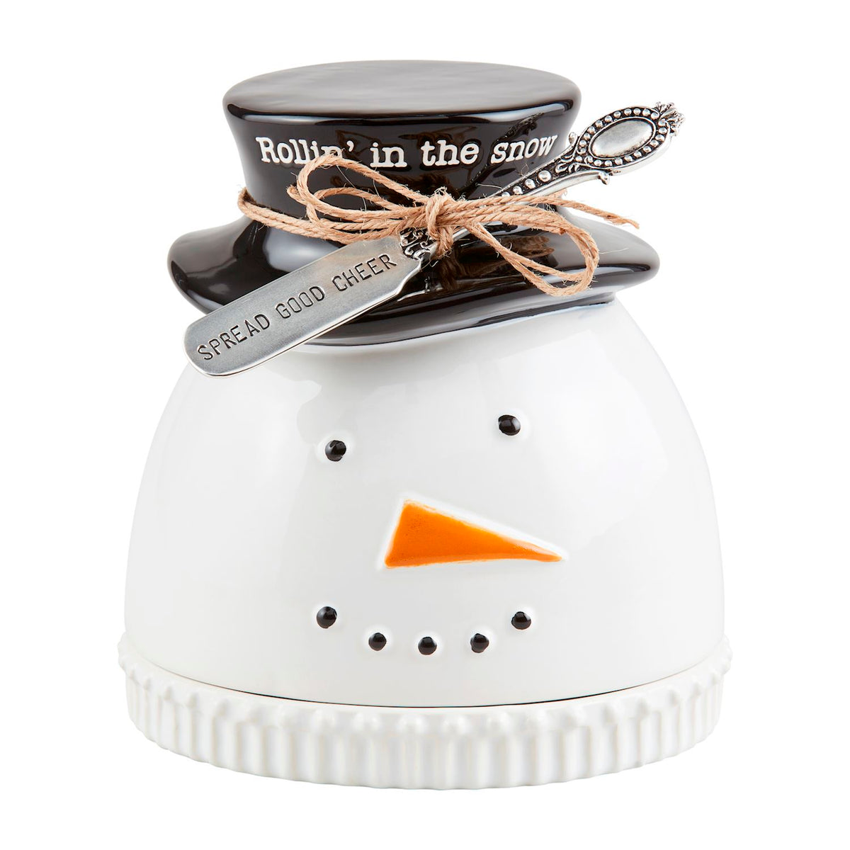 Snowman Cloche Spreader Set