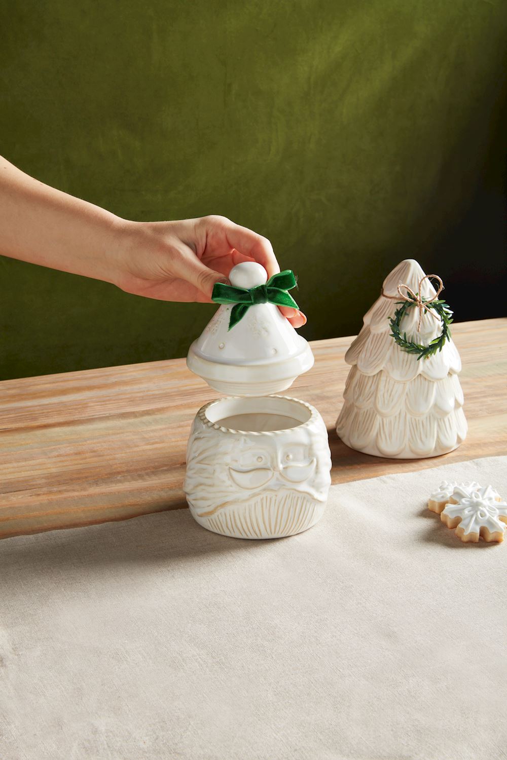 Small Christmas Canister