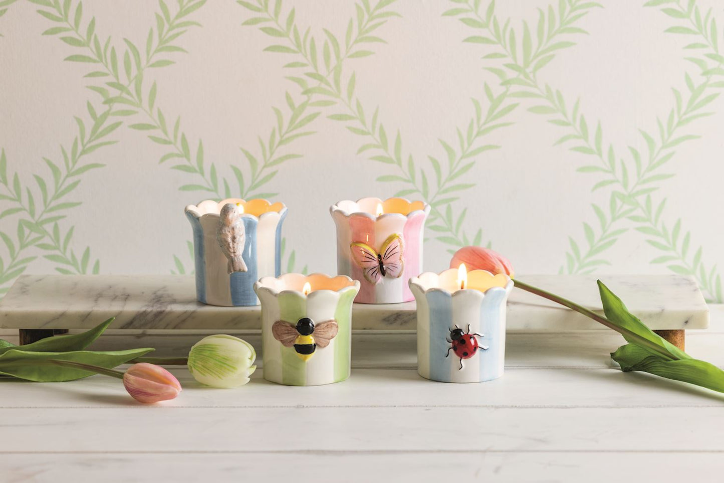 Small Garden Candles