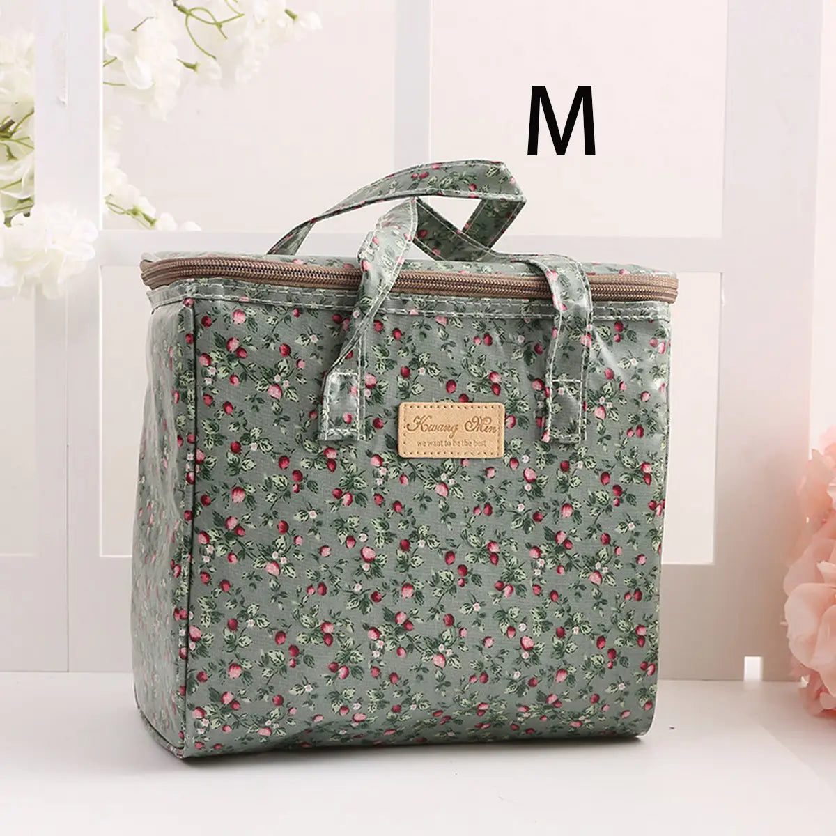 Floral Waterproof Insulated Bag