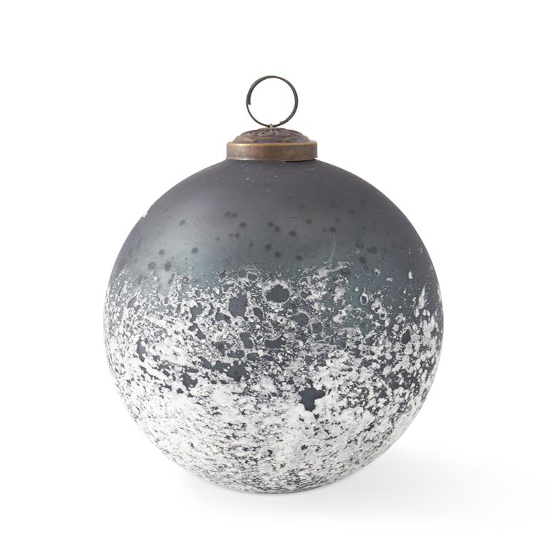 Dark Green & White Speckled Ornament