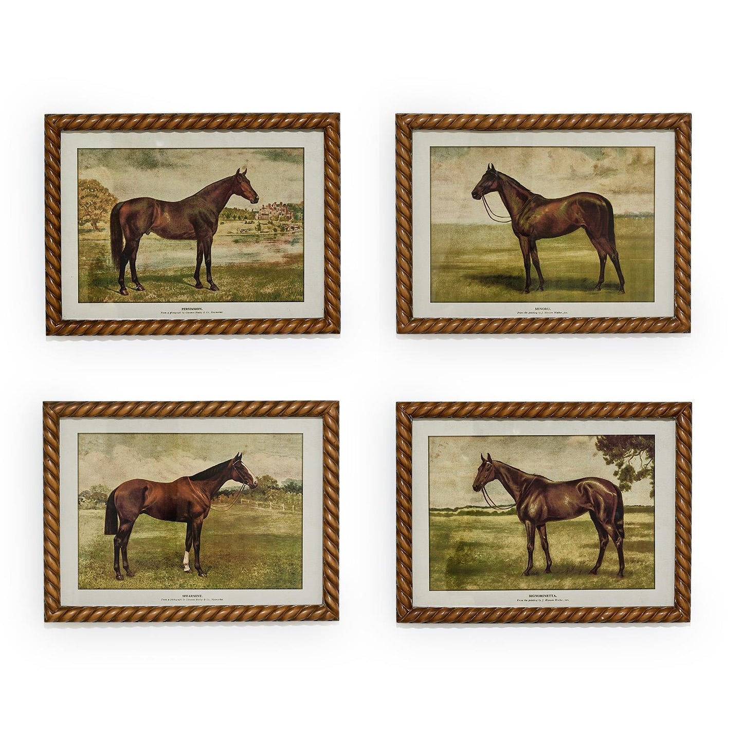 Antiqued Horse Wall Art