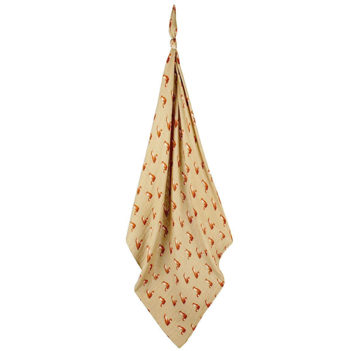 Gold Fox Organic Muslin Swaddle