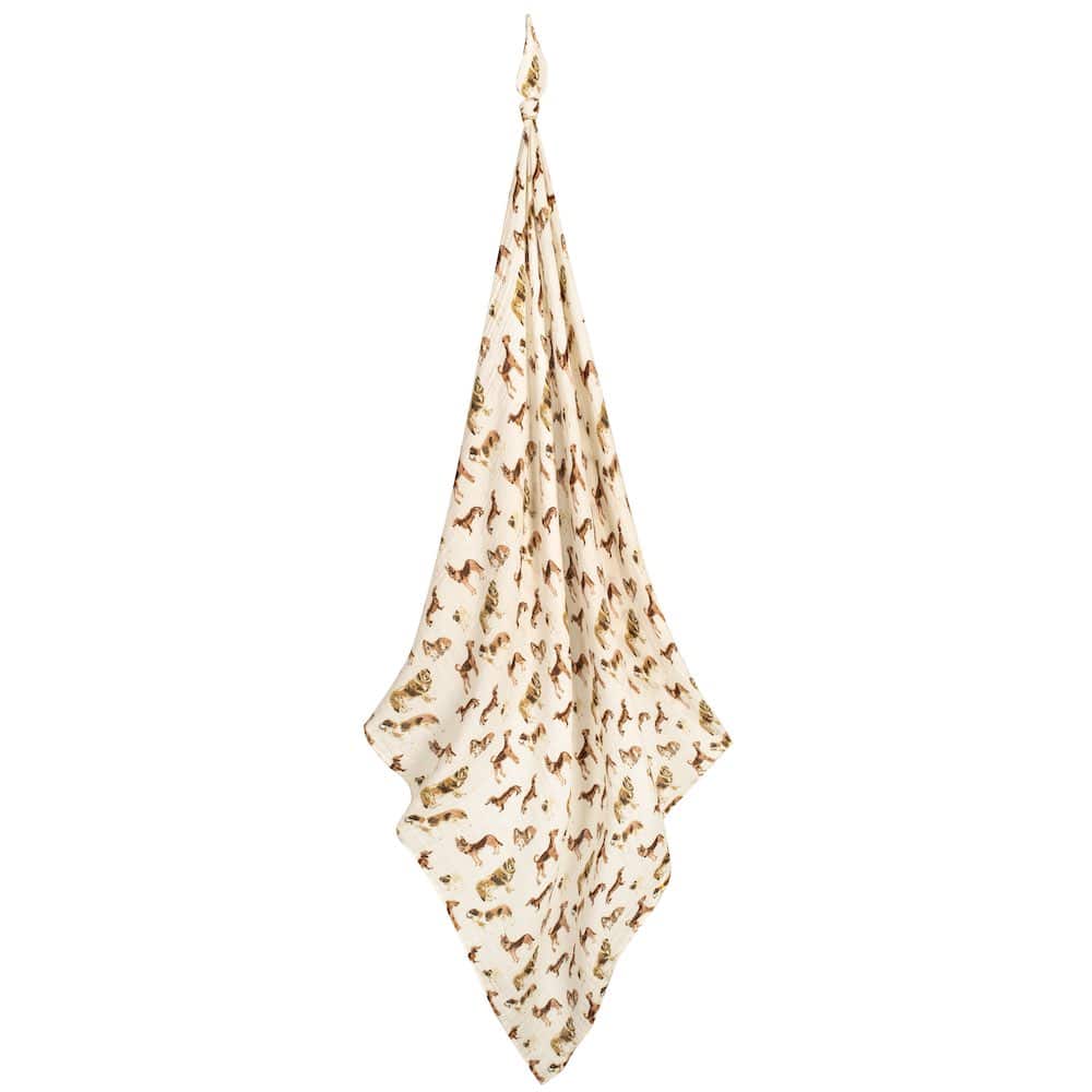 Natural Dog Organic Cotton Swaddle