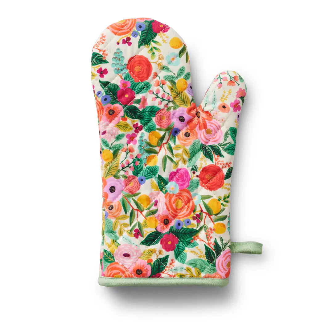 Garden Party Floral Oven Mitt