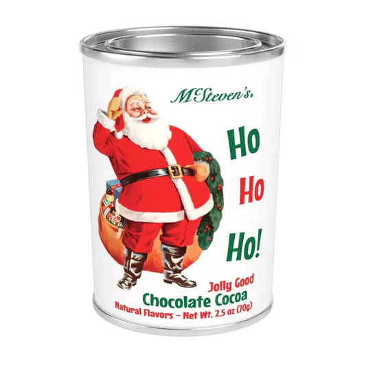 Vintage Santa Ho Ho Ho! Jolly Good Choc. Cocoa